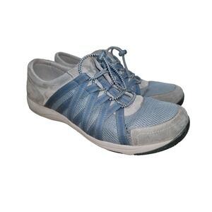 Dansko Henriette Women's Gray Slip On Leather Sneaker Shoes Sz EU 39 / US 8.5 -9